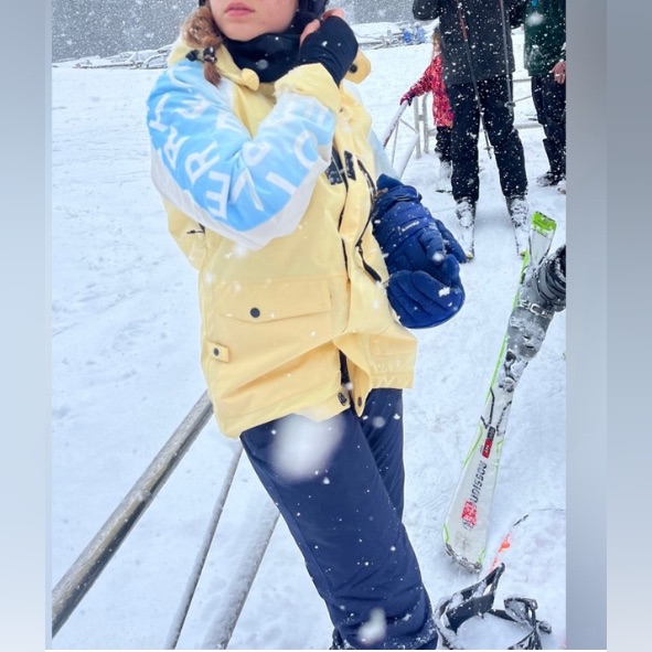 Lemon Splash Ski / Snow Jacket Pastel Yellow Insulated Waterproof Coat Women’s